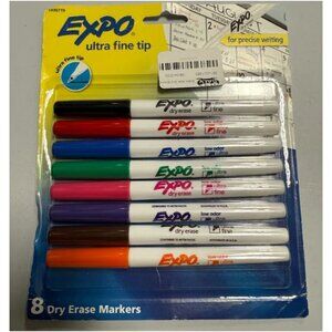 EXPO Dry Erase Markers Ultra Fine Tip 8ct - Multicolor Ink
